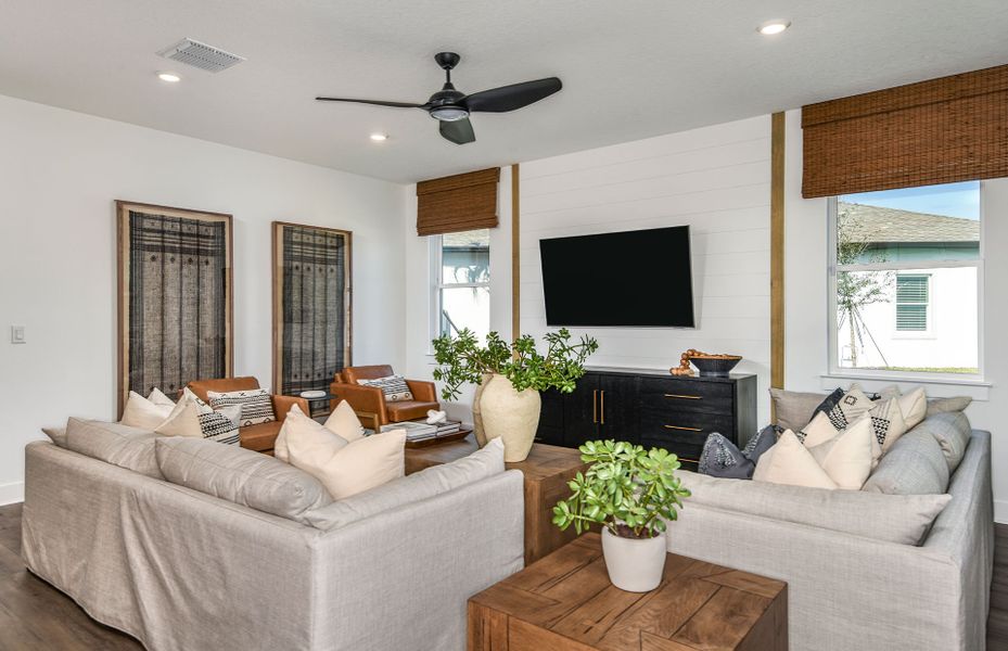 Furnished interior view inside a new home in Vida's Way, Wesley Chapel (Image 18). Furnished interior view inside a new home in Vida's Way, Wesley Chapel (Image 18).
