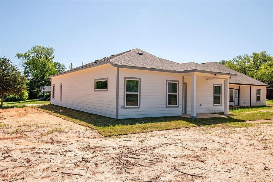 Exterior details and patio area of a home in , Grand Saline (Image 3). Exterior details and patio area of a home in , Grand Saline (Image 3).