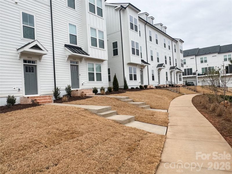 Exterior details and patio area of a home in , Charlotte (Image 2). Exterior details and patio area of a home in , Charlotte (Image 2).