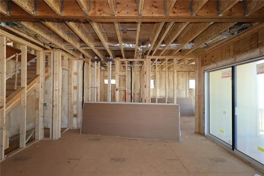 In-progress construction of a new home in Havencroft, Woodstock, GA (Image 8).