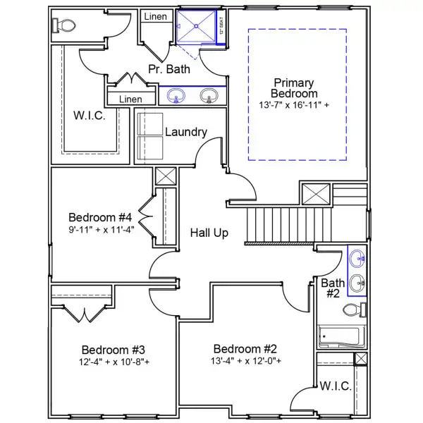 2D floor plan layout of this home in Piper Creek, Newton, NC (Image 3). 2D floor plan layout of this home in Piper Creek, Newton, NC (Image 3).