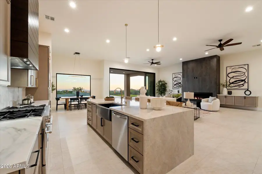 Kitchen to Living Kitchen to Living