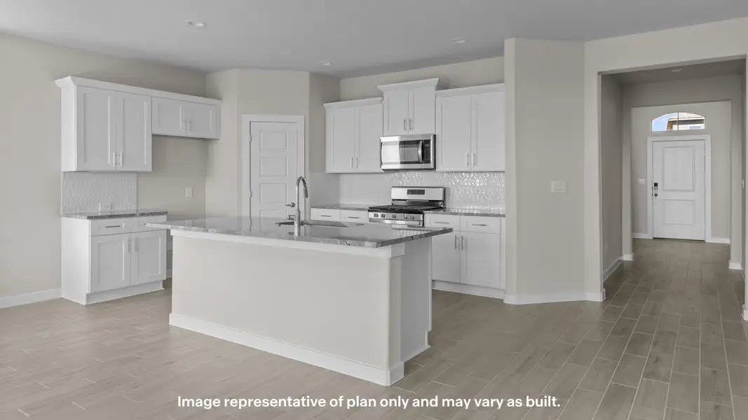 Furnished interior view inside a new home in Homestead at Parks Bell Ranch, Odessa (Image 4).