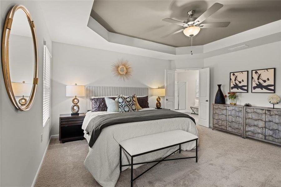 Furnished interior view inside a new home in Reeves Park, Stockbridge (Image 15).