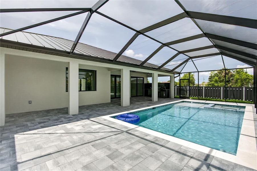 Exterior details and patio area of a home in , Cape Coral (Image 27). Exterior details and patio area of a home in , Cape Coral (Image 27).