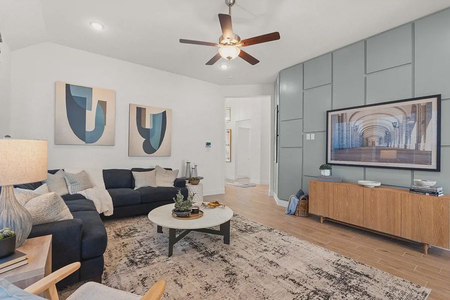 Representative furnished interior of a home built from the Marion by Chesmar Homes in Bridgeland 45's, Cypress (Image 10). Representative furnished interior of a home built from the Marion by Chesmar Homes in Bridgeland 45's, Cypress (Image 10).
