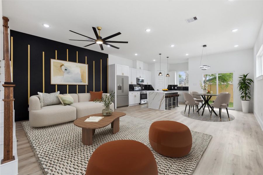 Living/ dining area Living/ dining area