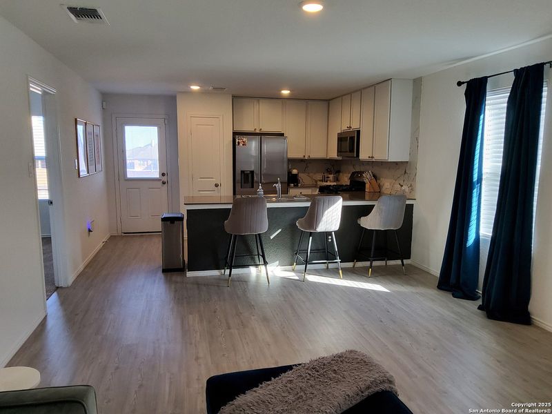 Furnished interior view inside a new home in , Converse (Image 6). Furnished interior view inside a new home in , Converse (Image 6).