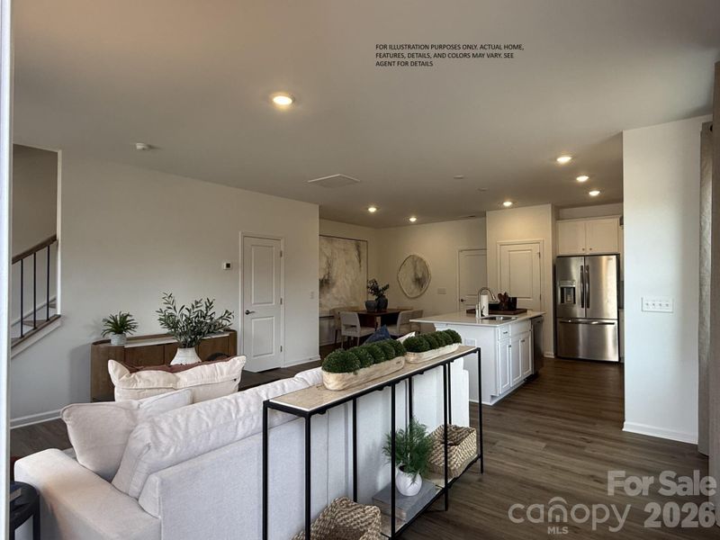 Furnished interior view inside a new home in Cannon Village, York (Image 7).