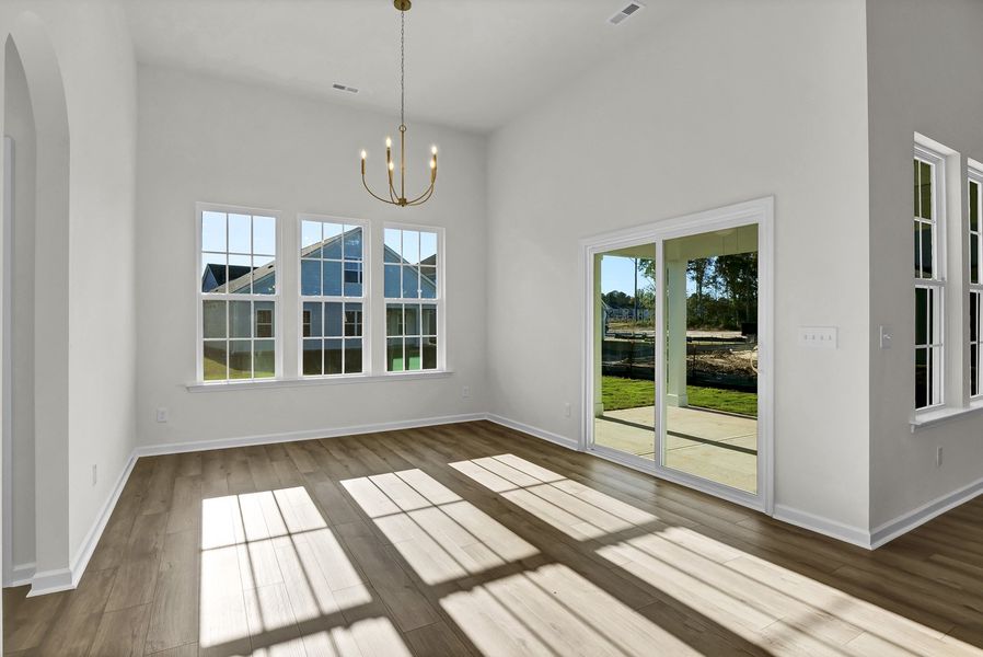Spacious, unfurnished interior of a new home in Grand Park, Leland (Image 15). Spacious, unfurnished interior of a new home in Grand Park, Leland (Image 15).