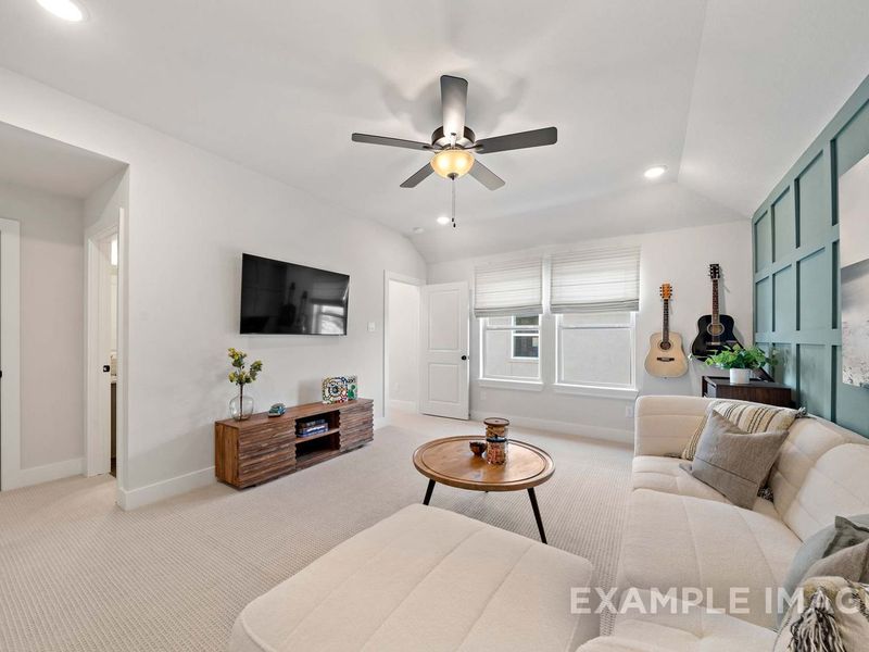 Representative furnished interior of a home built from the The Edward A by Davidson Homes LLC in Lago Mar, Texas City (Image 18).