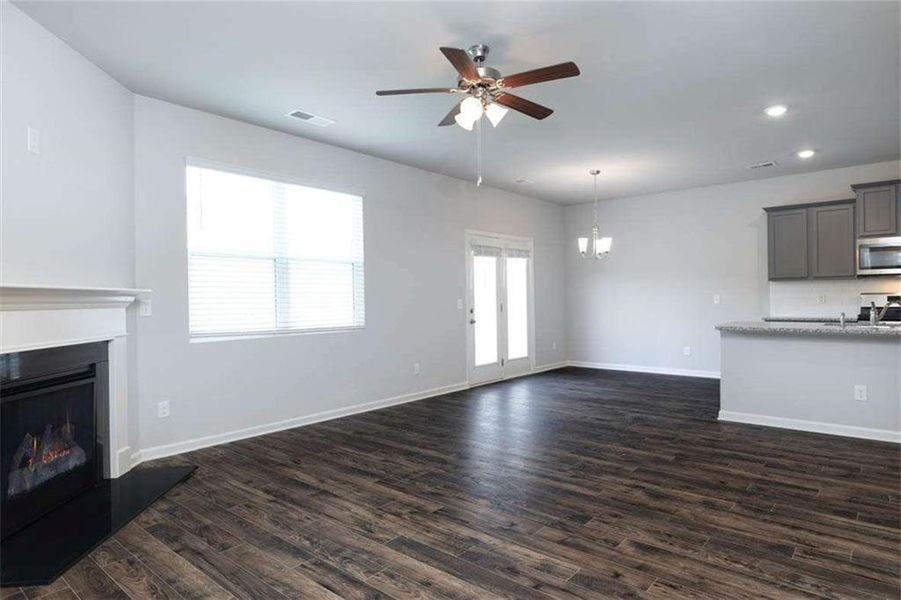 Spacious, unfurnished interior of a new home in The Reserve at Calcutta, Stockbridge (Image 55).