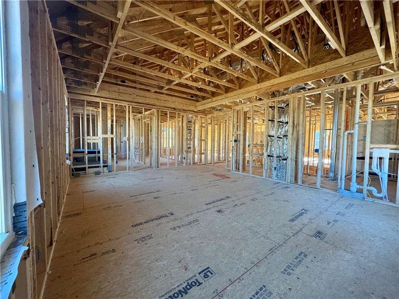 In-progress construction of a new home in Eastlyn Crossing - Single Family, Flowery Branch, GA (Image 7).