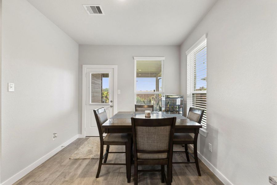 Furnished interior view inside a new home in Edgewood Village, Houston (Image 5). Furnished interior view inside a new home in Edgewood Village, Houston (Image 5).