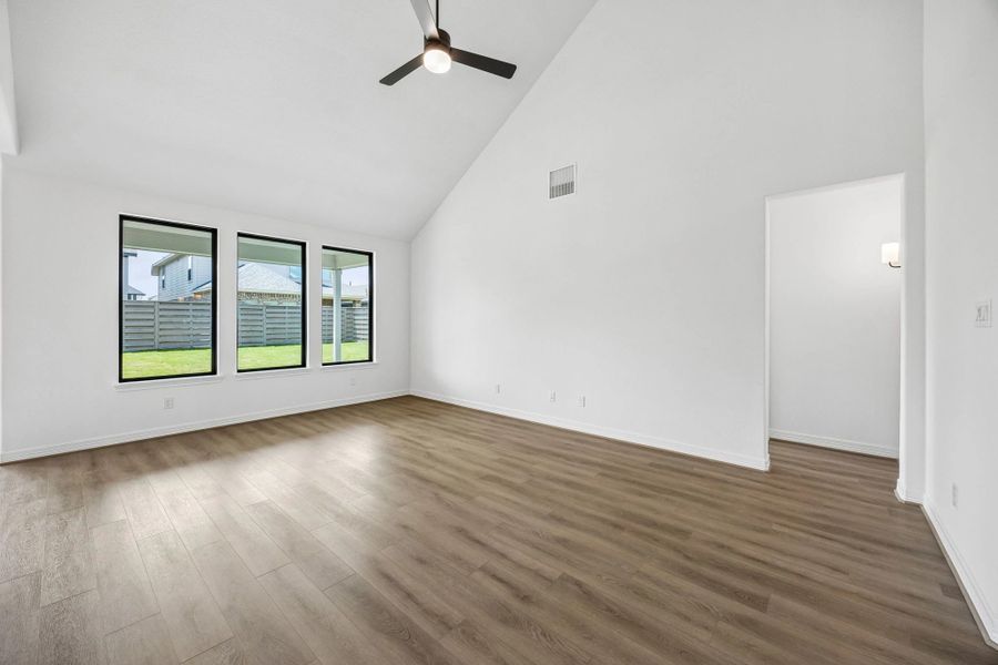 Spacious, unfurnished interior of a new home in Austin Point, Richmond (Image 13). Spacious, unfurnished interior of a new home in Austin Point, Richmond (Image 13).
