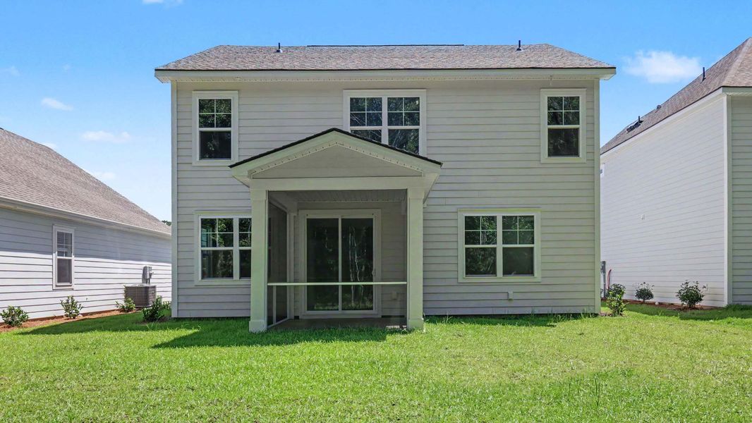 Exterior details and patio area of a home in Chapman Village, Conway (Image 3).
