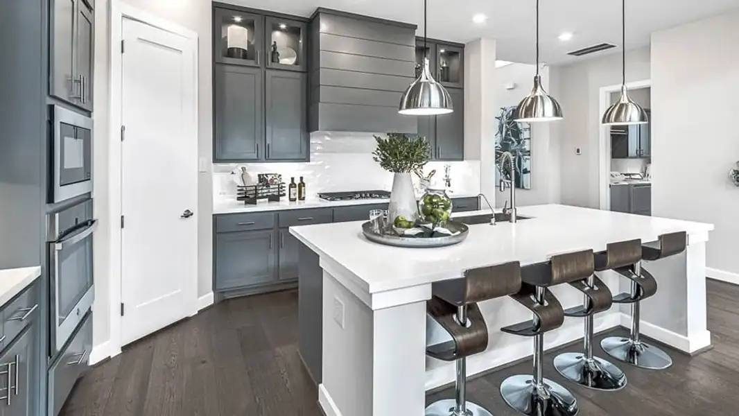 Furnished interior view inside a new home in Avalon at Cypress, Cypress (Image 17).