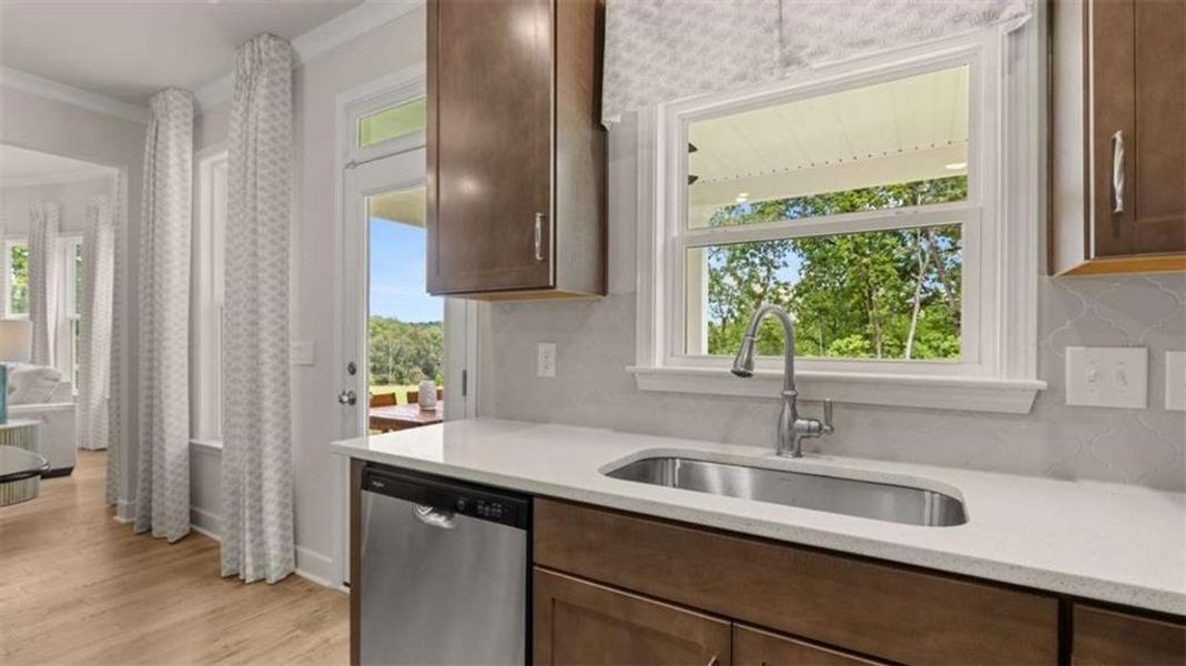 Furnished interior view inside a new home in Heritage Pointe, Senoia (Image 31).