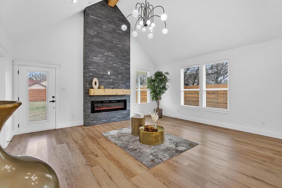 Furnished interior view inside a new home in , Haltom City (Image 8).