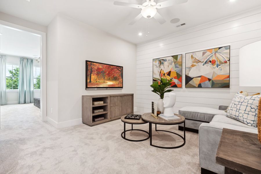 Furnished interior view inside a new home in Seven Oaks, Belmont (Image 15).
