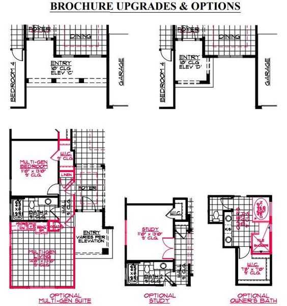 SEDA Brookhaven floorplan options