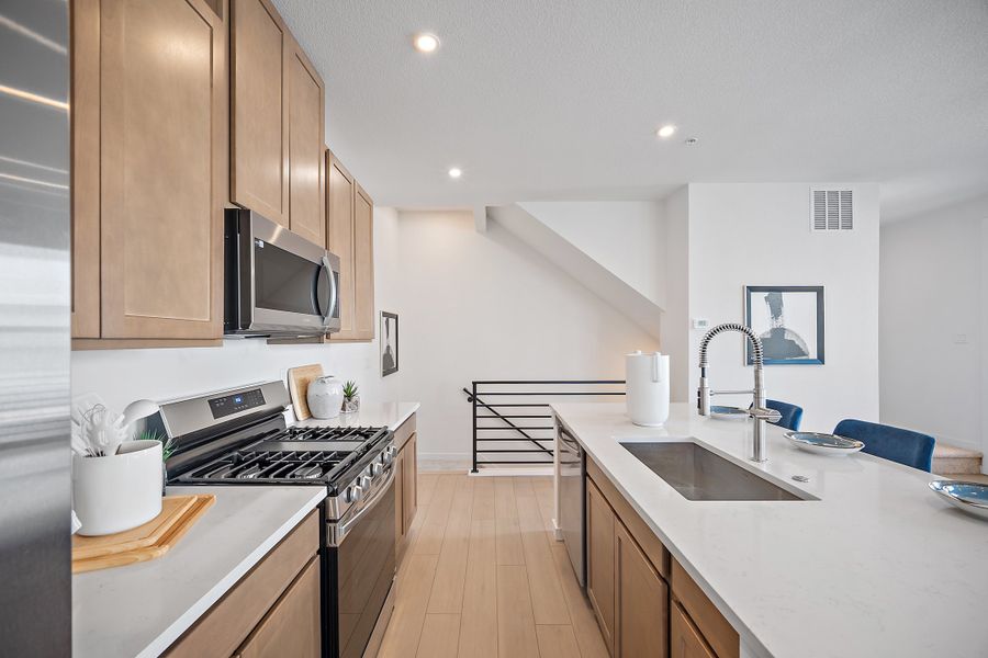 Furnished interior view inside a new home in The Vistas at West Mesa, Colorado Springs (Image 8).