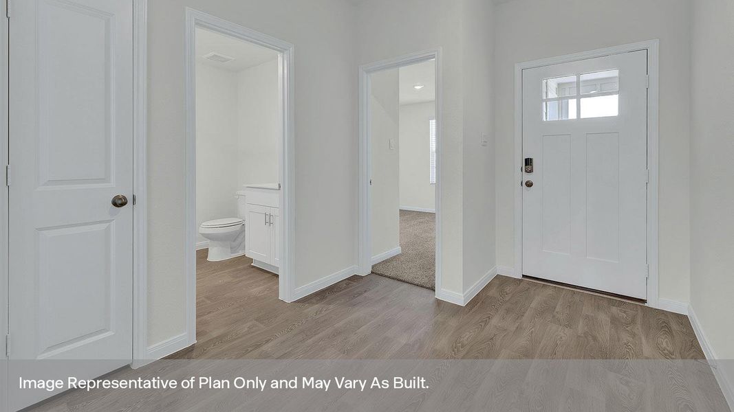 Spacious, unfurnished interior of a new home in Paramount, Kyle (Image 15). Spacious, unfurnished interior of a new home in Paramount, Kyle (Image 15).