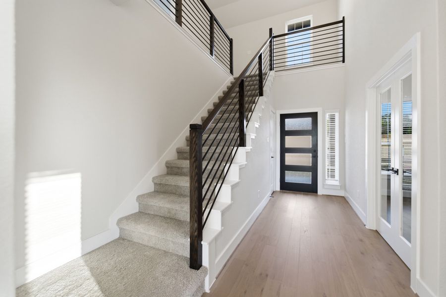 Spacious, unfurnished interior of a new home in The Woodlands at Medina Hills, Mico (Image 20).