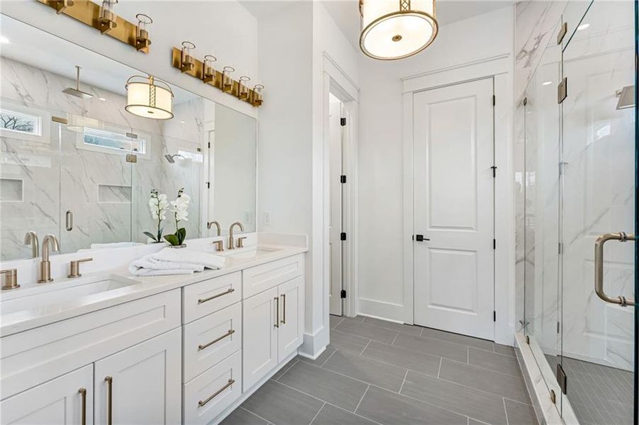 Furnished interior view inside a new home in , Cumming (Image 41).