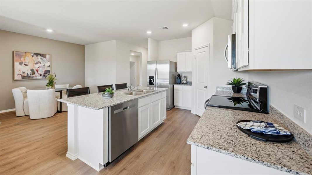 Furnished interior view inside a new home in Sweetwater Springs, Sherman (Image 4).