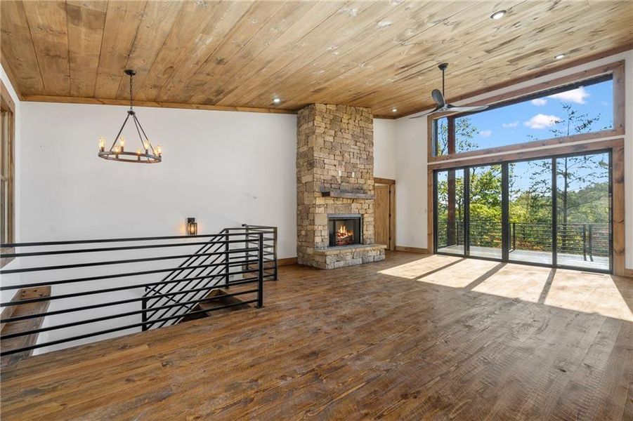 Spacious, unfurnished interior of a new home in , Mineral Bluff (Image 18).