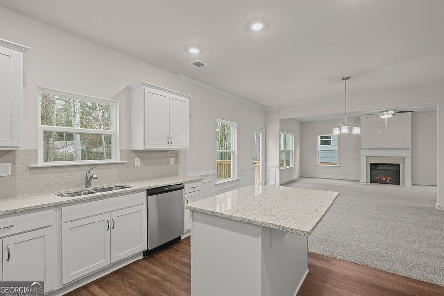Furnished interior view inside a new home in Canterbury Villas, Carrollton (Image 9).