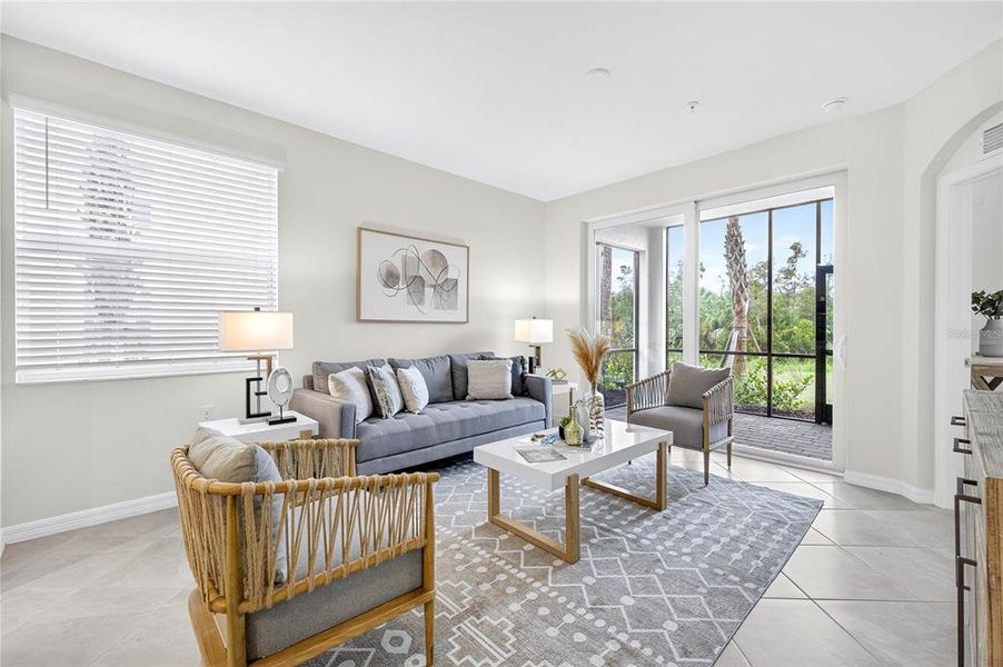 Furnished interior view inside a new home in , Punta Gorda (Image 5).