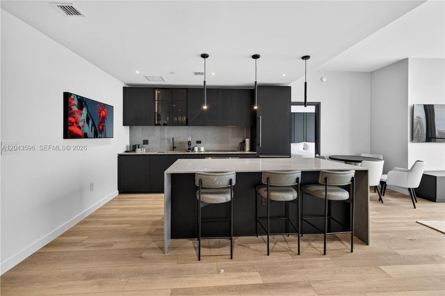 Furnished interior view inside a new home in , Miami (Image 14). Furnished interior view inside a new home in , Miami (Image 14).