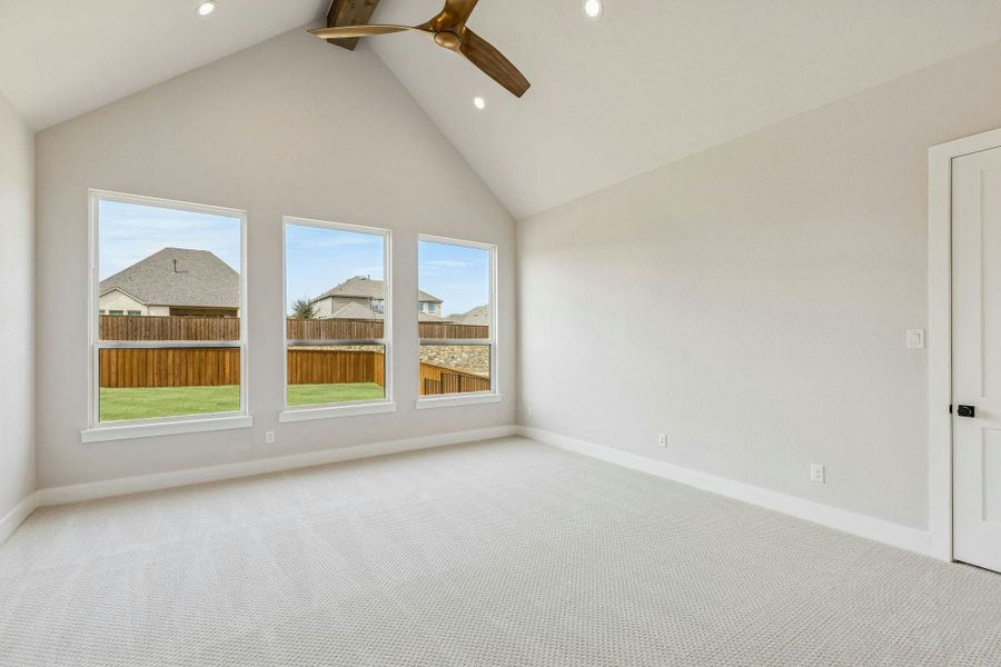 Representative unfurnished interior of a home built from the Custom 3640 by Kindred Homes in The Vines, Haslet (Image 34). Representative unfurnished interior of a home built from the Custom 3640 by Kindred Homes in The Vines, Haslet (Image 34).
