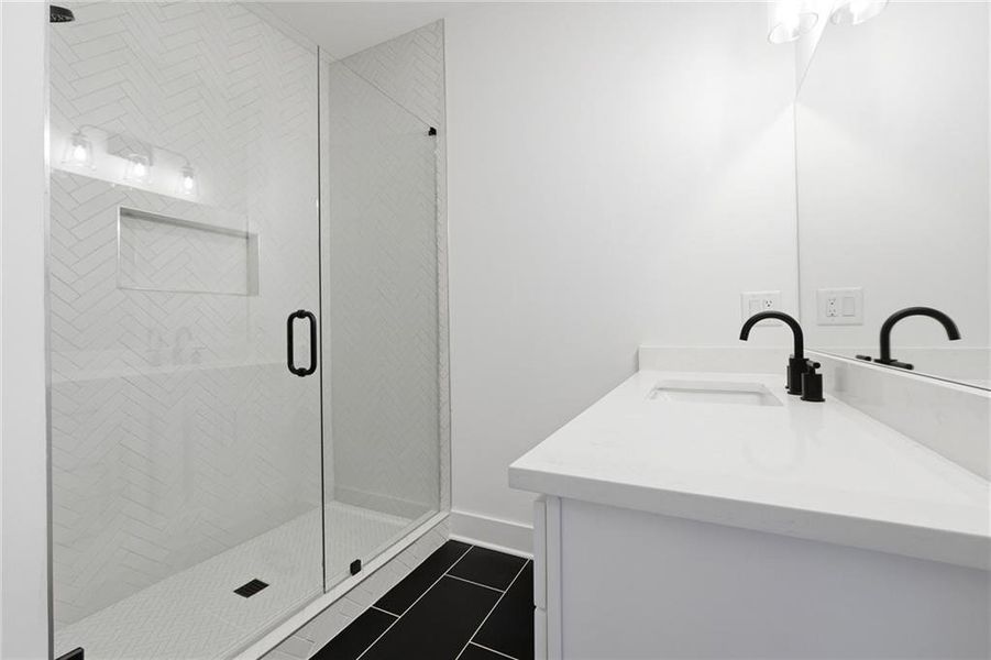 Furnished interior view inside a new home in , Cumming (Image 23).