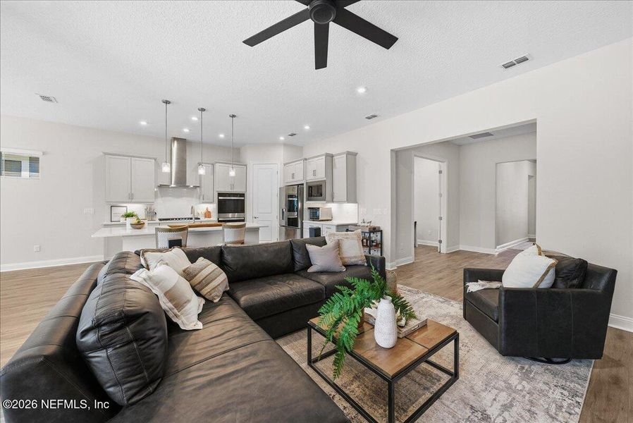 Furnished interior view inside a new home in , St. Johns (Image 13).