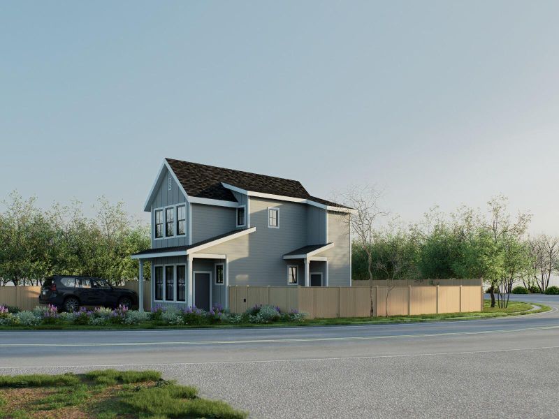 Front exterior of a new home in , North Charleston, SC, highlighting curb appeal (Image 17).
