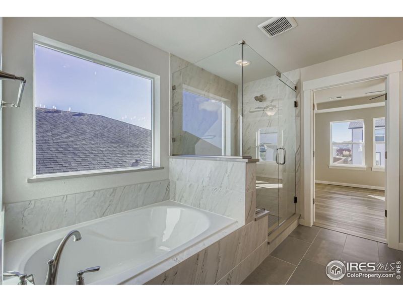 Furnished interior view inside a new home in RainDance National 60/70, Windsor (Image 9).