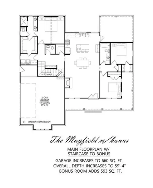 2D floor plan layout of this home in , Buchanan, GA (Image 4).