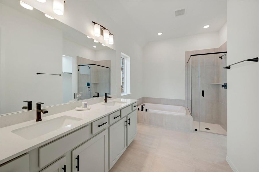 Furnished interior view inside a new home in The Grand Prairie - Meadow Collection, Hockley (Image 9).