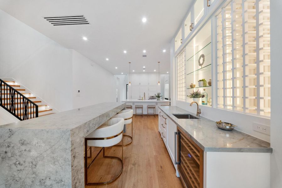 Furnished interior view inside a new home in , Houston (Image 8).