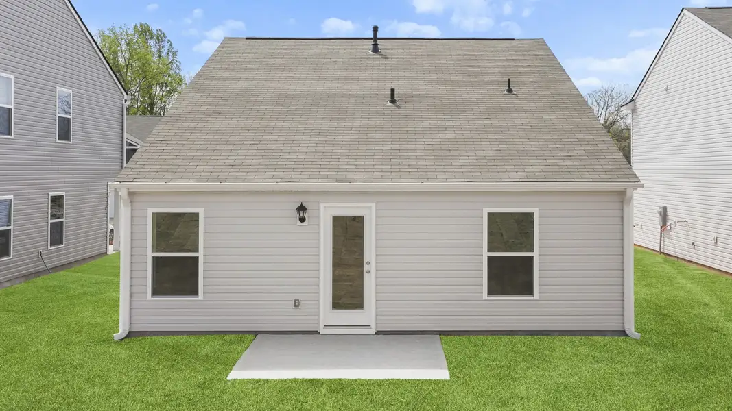 Exterior details and patio area of a home in Harper Ridge, Roebuck (Image 3). Exterior details and patio area of a home in Harper Ridge, Roebuck (Image 3).