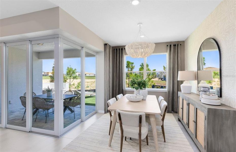 Furnished interior view inside a new home in Bridgewalk, St. Cloud (Image 18). Furnished interior view inside a new home in Bridgewalk, St. Cloud (Image 18).
