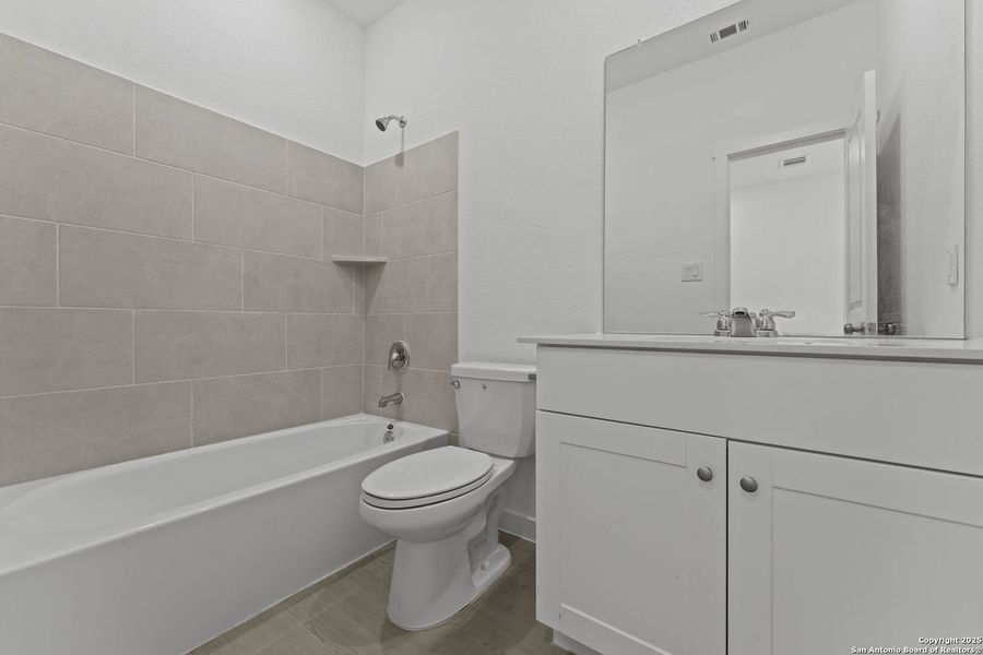 Furnished interior view inside a new home in Waterwheel: Coastline Collection, San Antonio (Image 12).