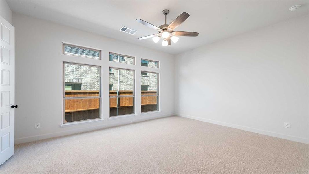 Spacious, unfurnished interior of a new home in The Heights At Uptown Celina 45', Celina (Image 14). Spacious, unfurnished interior of a new home in The Heights At Uptown Celina 45', Celina (Image 14).
