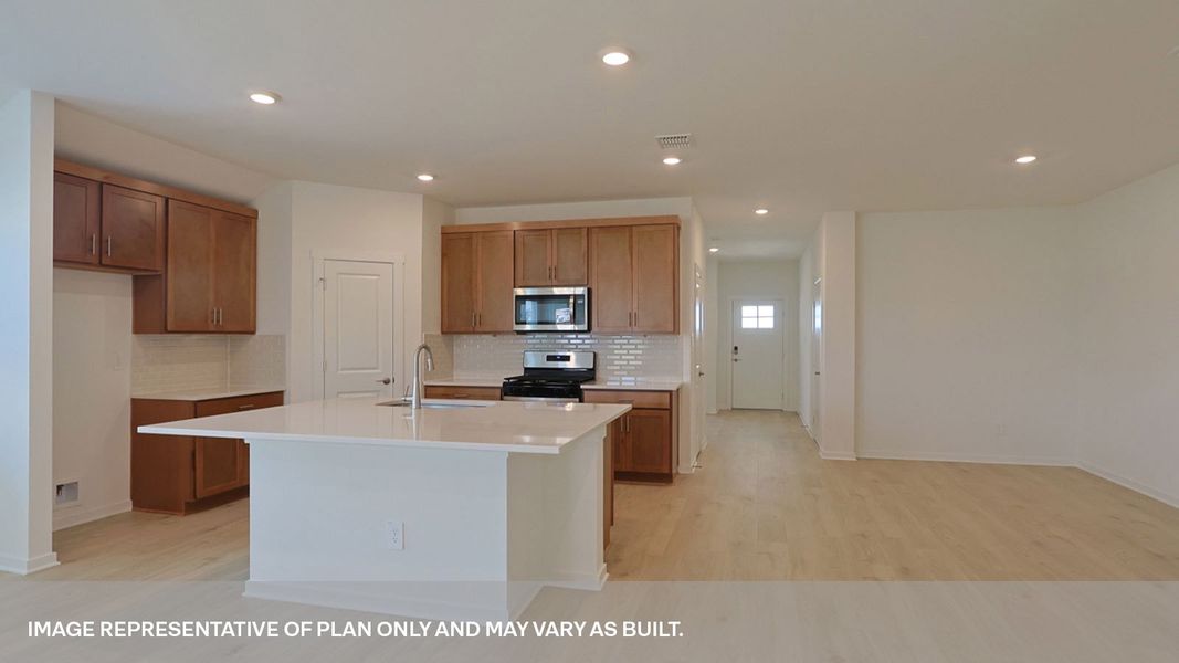 Representative furnished interior of a home built from the The Lakeway by D.R. Horton in Mayfair, New Braunfels (Image 8). Representative furnished interior of a home built from the The Lakeway by D.R. Horton in Mayfair, New Braunfels (Image 8).