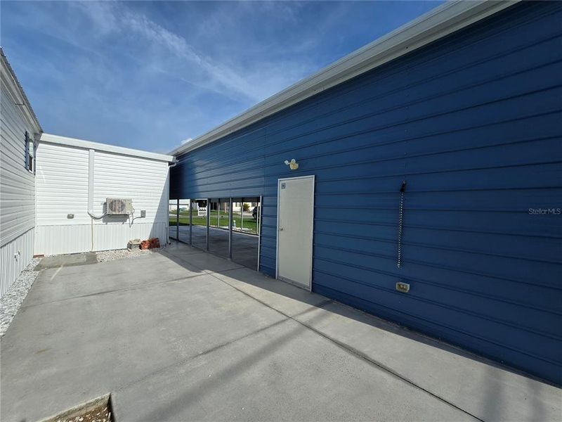 Exterior details and patio area of a home in , Englewood (Image 21).