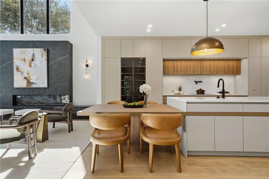 Furnished interior view inside a new home in , Atlanta (Image 11). Furnished interior view inside a new home in , Atlanta (Image 11).