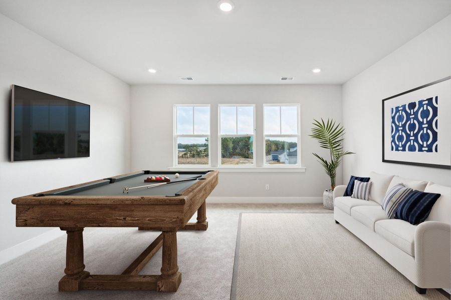 Furnished interior view inside a new home in Carnes Crossroads: Coastal Collection, Summerville (Image 8).